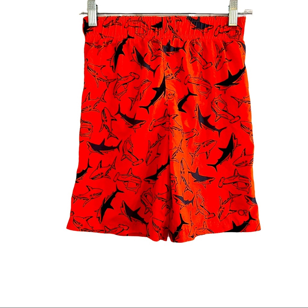 OP Ocean Pacific Boys Kids Swim Trunks Shorts Size Large 10-12 Net Lining